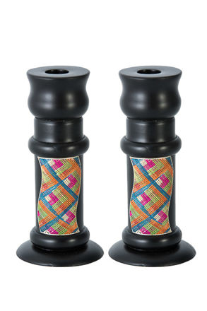 Picture of Reed Sea Shabbat Candlesticks