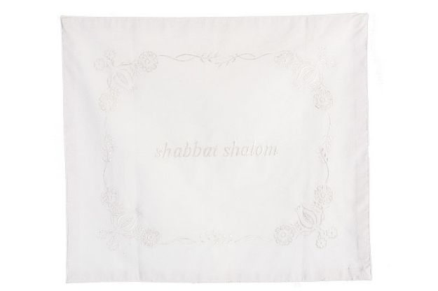 Picture of #605-WH Challah Cover Pomegranates discontinued