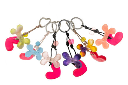 Picture of #967- Dog Key Ring assorted