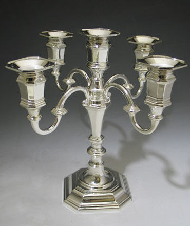 Picture of #1375 Candelabra Silver Plated 5 branches