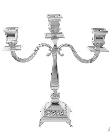 Picture of #402-3 Candelabra Silver Plated 3 branches