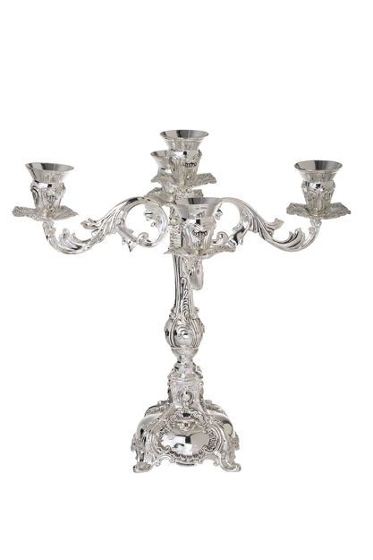 Picture of 14705 discontinued Candelabra Silver Plated 5 branches