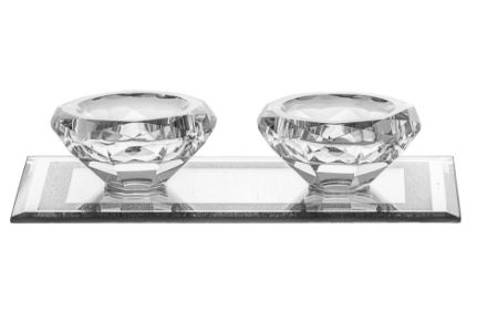 Picture of 682 Candle Stick Crystal and Silver for Tealight