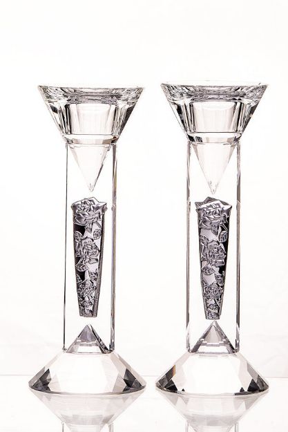 Picture of Crystal & Sterling Candlestick discontinued
