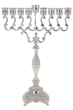 Picture of #894 Silver Plated Menorah