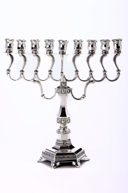 Picture of #1989-SP Silver Plated Menorah