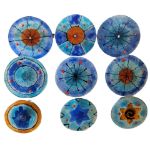 Picture of C843 Wall Art Glass Set of 3 