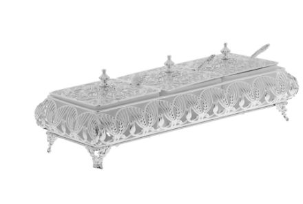 Picture of 1680 Silver Plated 3 Sectional