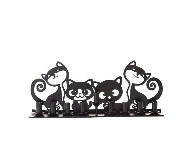 Picture of #195 Menorah  Metal Cat's Meow Sold out 