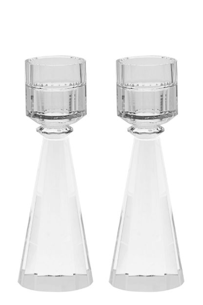 Picture of 696C-L Crystal Candle Stick Clear Large   