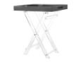 Picture of #1601-B Table Black Lucite with clear stand