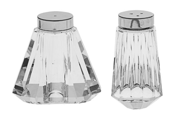Picture of #3018-C Crystal Salt and Pepper Sheakers Clear