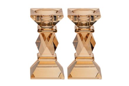 Picture of 699G-S Crystal Candle Stick Gold Small 