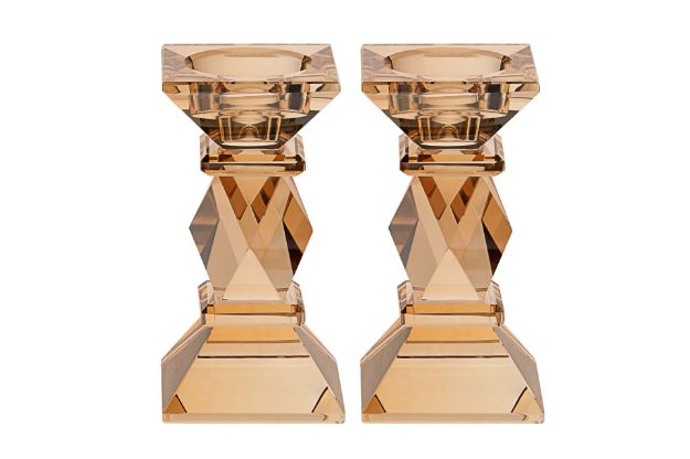 Picture of 699G-S Crystal Candle Stick Gold Small 