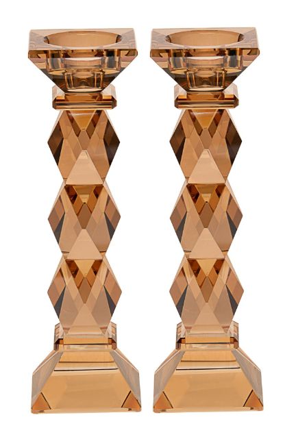Picture of 699G-L Crystal Candle Stick Gold Large