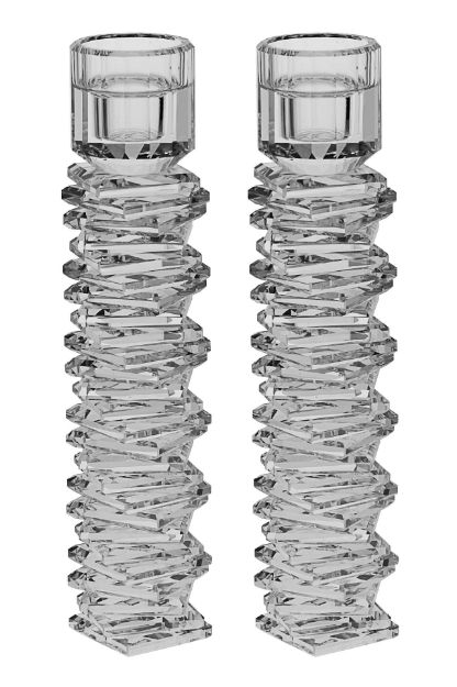 Picture of 689-L Crystal Candle Stick clear Large 